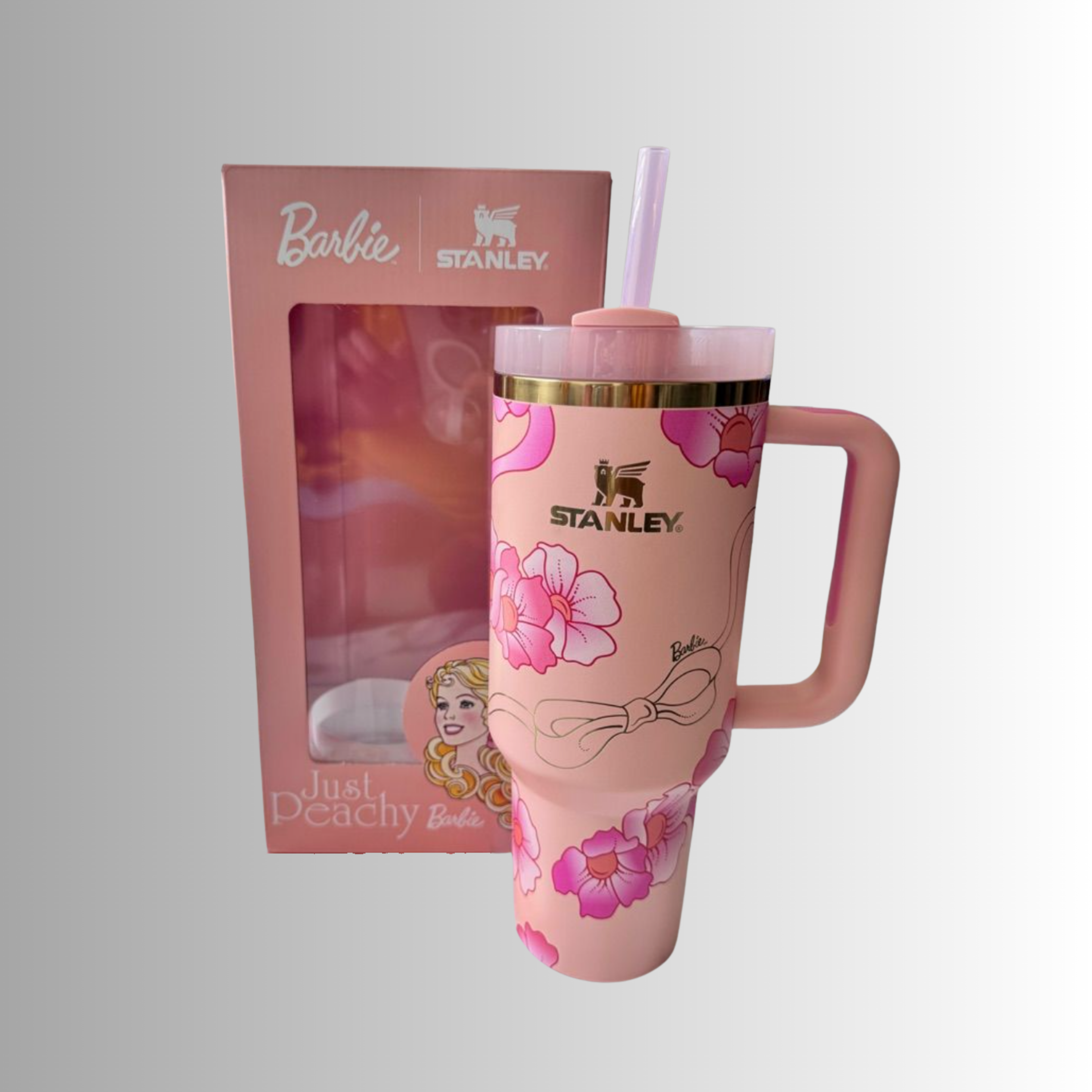 Stanley x Barbie 80s Peaches 'N Cream Quencher | 40oz